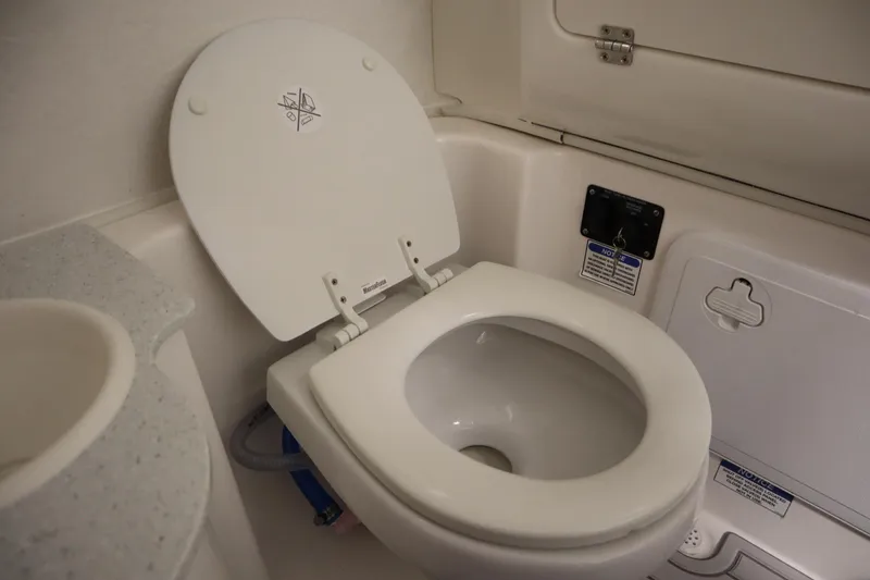 Slide: The Image of Marine toilet in 2026 Sea Fox 268 Commander boat bathroom. - 33