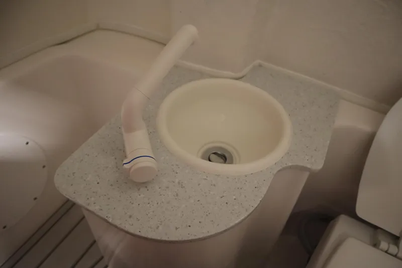 Slide: The Image of Compact bathroom sink in 2026 Sea Fox 268 Commander boat. - 34