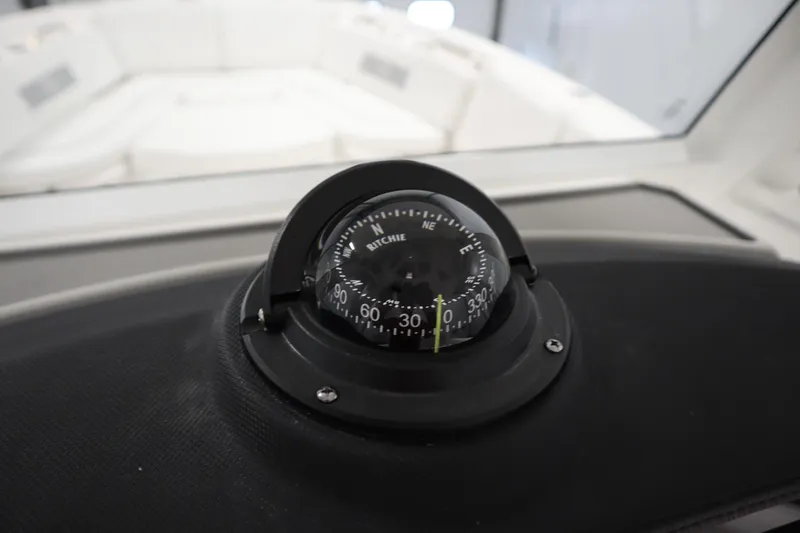 Slide: The Image of Compass on 2026 Sea Fox 268 Commander boat dashboard, close-up view. - 38
