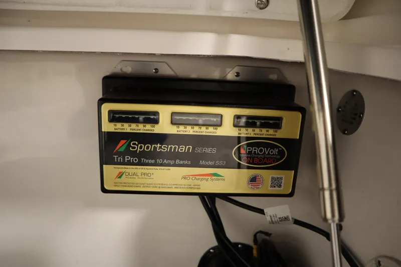 Slide: The Image of Sportsman Series Tri Pro charger on 2026 Sea Fox 268 Commander boat. - 62