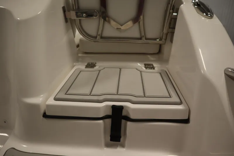 Slide: The Image of 2026 Sea Fox 268 Commander boat interior detail, featuring a storage compartment. - 70