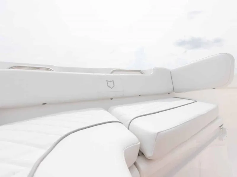 Slide: The Image of 2026 Sea Fox 248 Commander boat with luxurious white seating. - 71