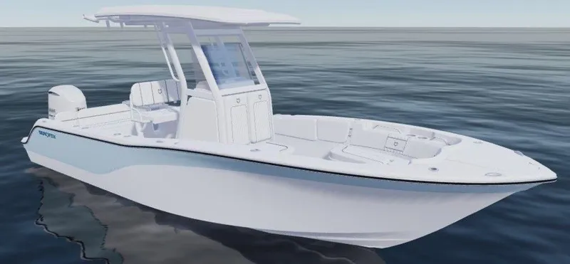 Slide: The Image of 2026 Sea Fox 248 Commander boat on calm water, featuring sleek design and modern amenities. - 75