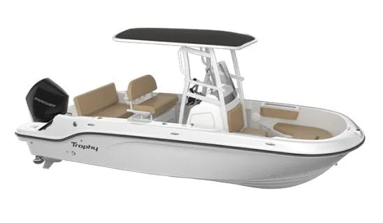 Slide: The Image of 2026 Bayliner 20 Cc Trophy boat with sleek design and comfortable seating. - 42