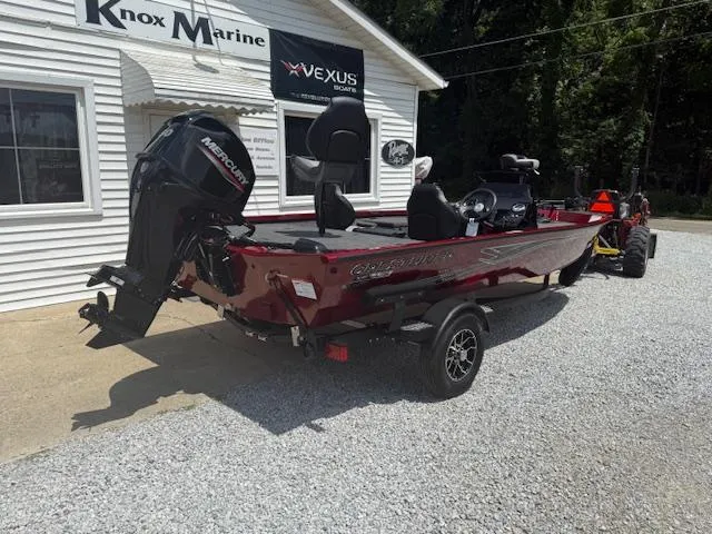 Slide: The Image of 2026 Crestliner XF179 boat with Mercury engine parked outside Knox Marine. - 3