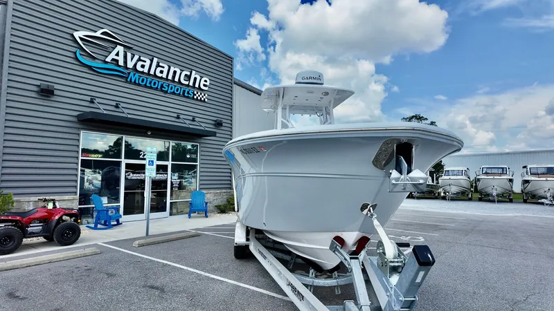 Slide: The Image of 2023 Sea Fox 268 Commander boat at Avalanche Motorsports dealership. - 12