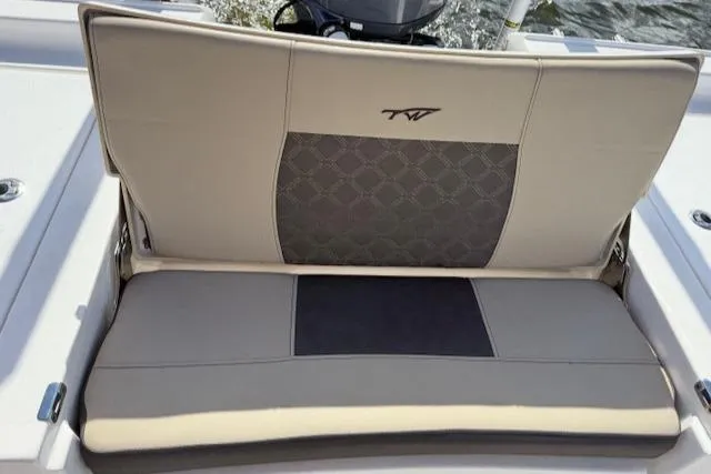 Slide: The Image of 2021 Tidewater 2410 Bay Max boat seat with stylish upholstery design. - 45