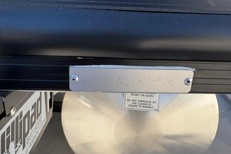 Slide: The Image of Hull identification number on a 2026 Bennington 22 MFB boat. - 20