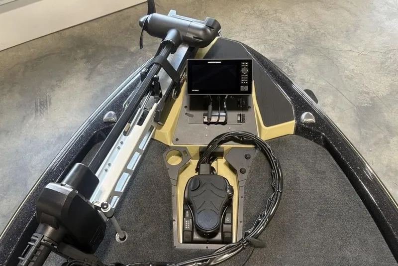 Slide: The Image of 2026 Skeeter ZXE20 boat dashboard with advanced navigation and control systems. - 3