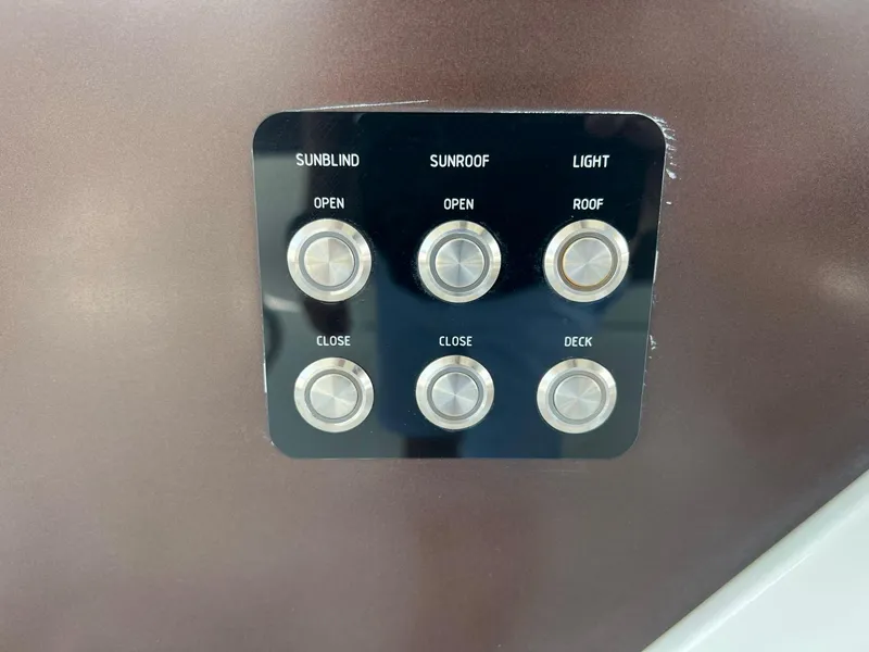 Slide: The Image of Modern kitchen appliance in 2020 Galeon 680 Fly yacht interior. - 21