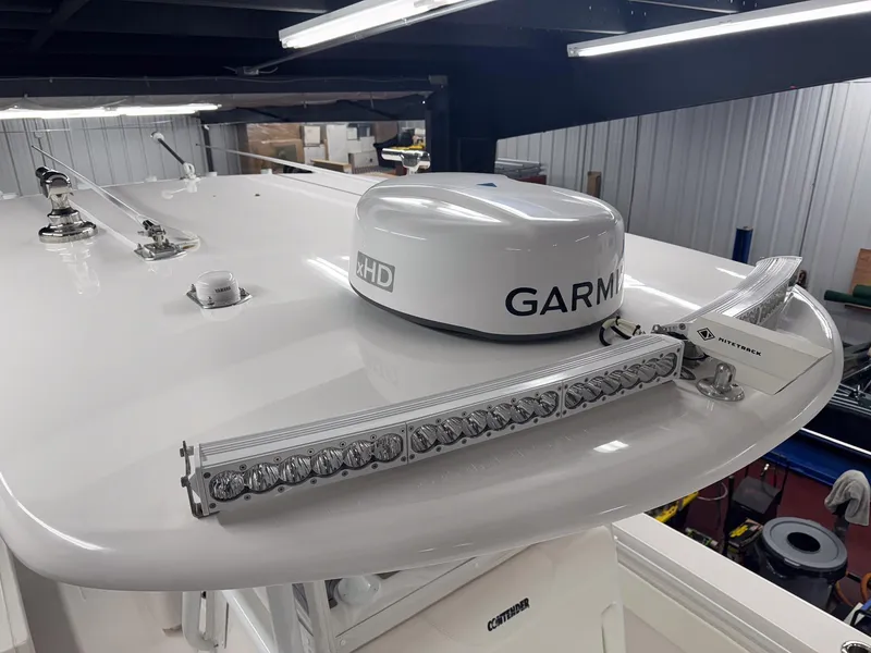 Slide: The Image of 2022 Contender 32 ST boat with Garmin xHD radar and NiteTrack light bar. - 6