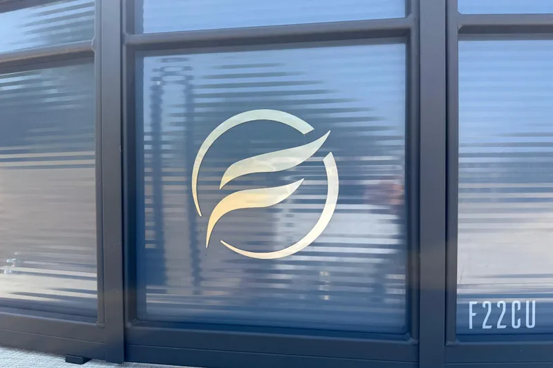 Slide: The Image of Flagship F22CU SPORT TOON 2025 logo on sleek, modern window design. - 3