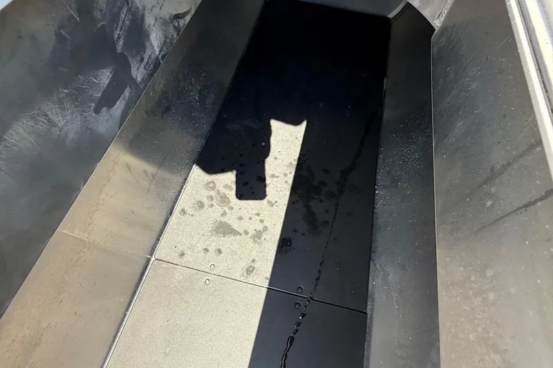 Slide: The Image of Interior view of 2025 Flagship F22CU SPORT TOON, showing sleek metallic surfaces. - 39