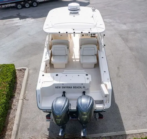 Slide: The Image of 2024 Grady-White Freedom 307 boat with dual engines, New Smyrna Beach, FL. - 45