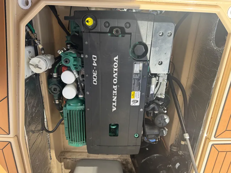 Slide: The Image of Luxurious 2019 Ranger Tugs R-29 CB bathroom with modern fixtures and elegant wood accents. - 15