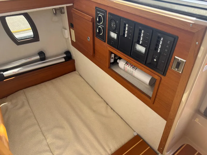 Slide: The Image of 2019 Ranger Tugs R-29 CB boat with Garmin radar, docked at marina. - 20