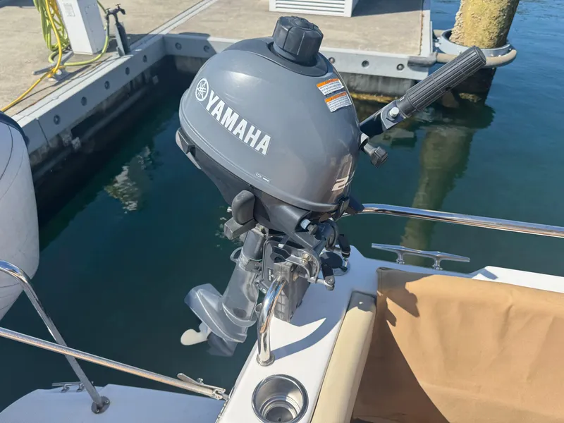 Slide: The Image of Control panel of 2019 Ranger Tugs R-29 CB boat, featuring electronic displays and controls. - 23