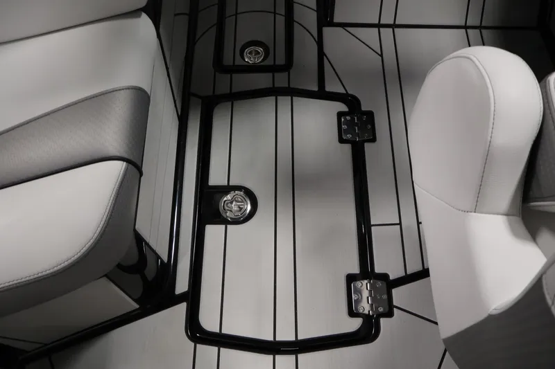 Slide: The Image of 2026 Centurion Ri245 interior with sleek seating and modern floor design. - 27