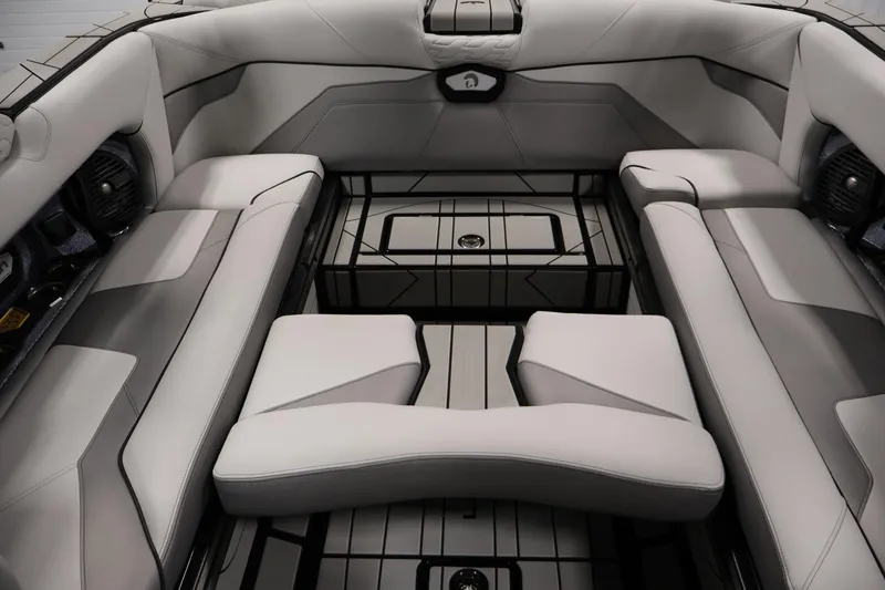 Slide: The Image of Luxurious interior of 2026 Centurion Ri245 boat with sleek seating and modern design. - 38