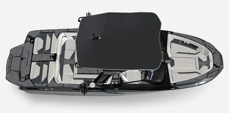 Slide: The Image of 2026 Centurion Ri245 boat with sleek design and modern interior features. - 6