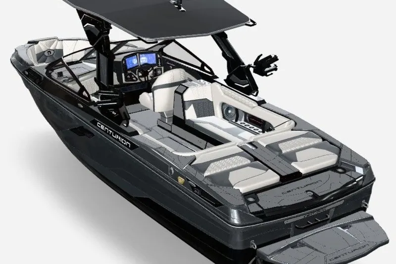 Slide: The Image of 2026 Centurion Ri245 boat with sleek design and modern interior features. - 61