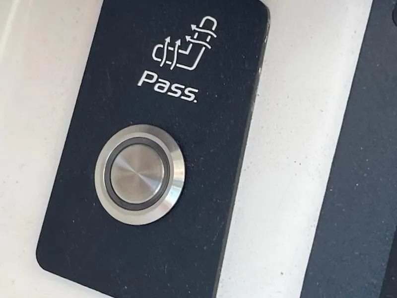 Slide: The Image of Button labeled "Pass" on 2019 Correct Craft Nautique G 25 Super Air boat. - 19