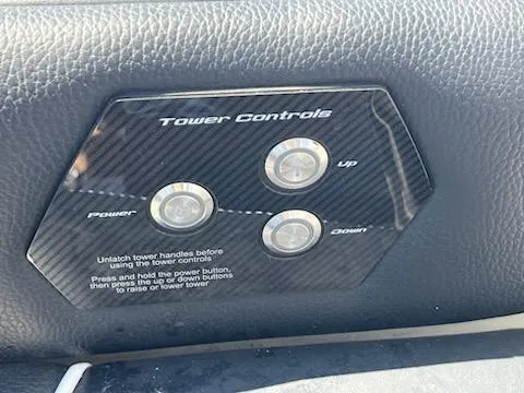 Slide: The Image of Control panel for 2019 Correct Craft Nautique G 25 Super Air boat tower. - 22