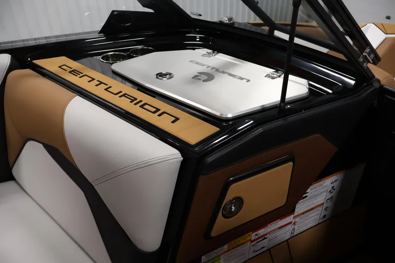 Slide: The Image of Interior of 2026 Centurion Fe22 boat with sleek design and luxury seating. - 27