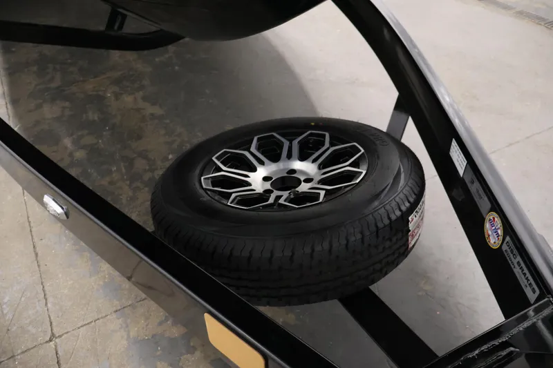 Slide: The Image of Spare tire mounted on a Centurion Fe22 trailer, 2026 model. - 46