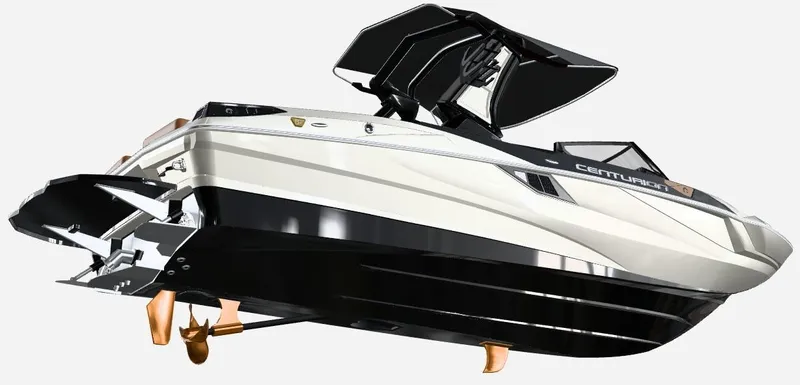Slide: The Image of 2026 Centurion Fe22 boat interior with modern design and luxurious seating. - 7
