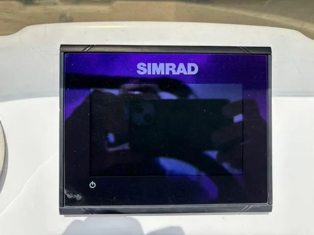 Slide: The Image of Simrad display on 2022 Hurricane SS 205 OB boat dashboard. - 17