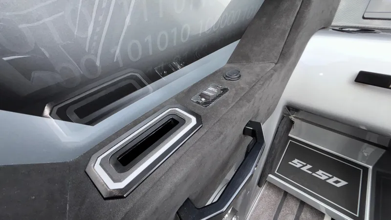 Slide: The Image of Interior of 2025 Outerlimits 50 SL Crypto II, featuring sleek design and modern controls. - 43