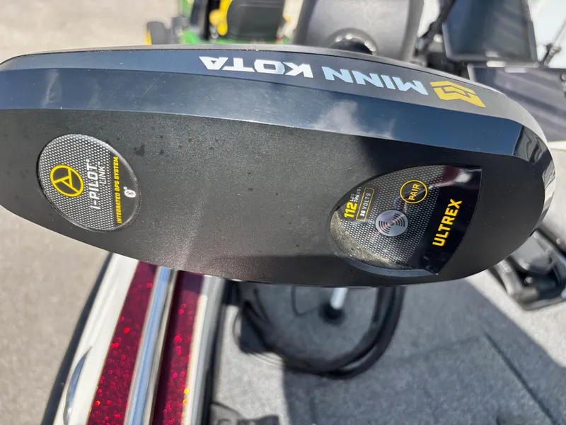 Slide: The Image of Minn Kota Ultrex trolling motor on 2021 Ranger 621cFS Pro boat, featuring i-Pilot Link system. - 5