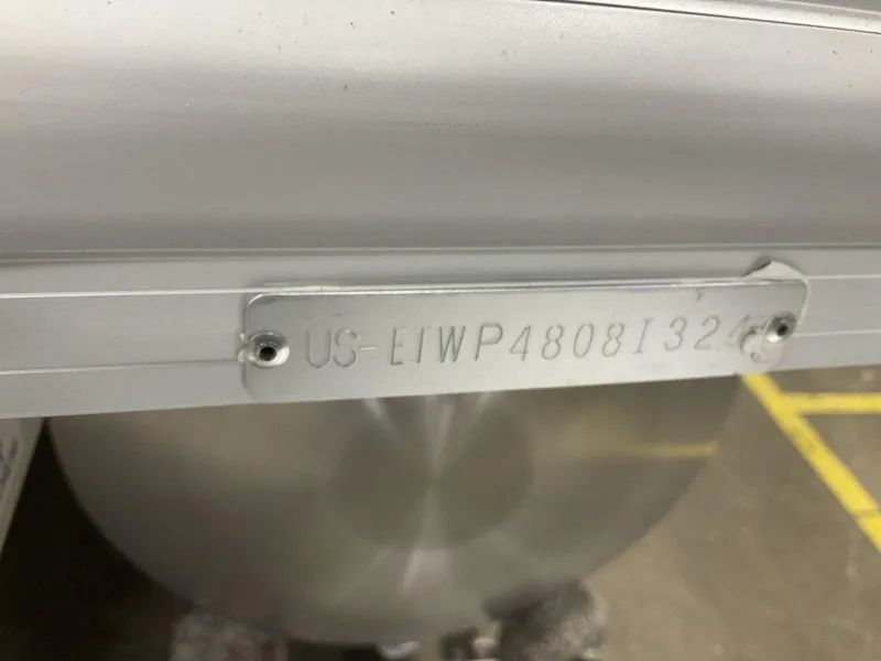 Slide: The Image of 2024 Bennington 24 LXSSB boat identification plate with serial number. - 27