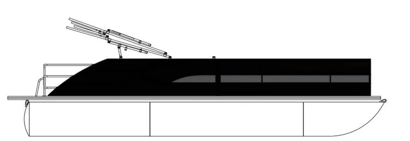 The Image of Bentley Pontoons Legacy 223 Swingback 3/4 Tube 2026 - 1