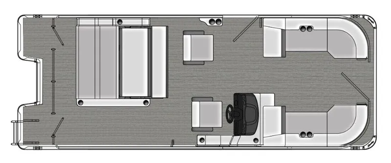 Slide: The Image of Bentley Pontoons Legacy 223 Swingback 3/4 Tube 2026 - 2