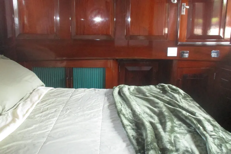 Slide: The Image of Cozy cabin interior of 1929 Vintage Gidley 52 Retro Modern Motor Yacht. - 25