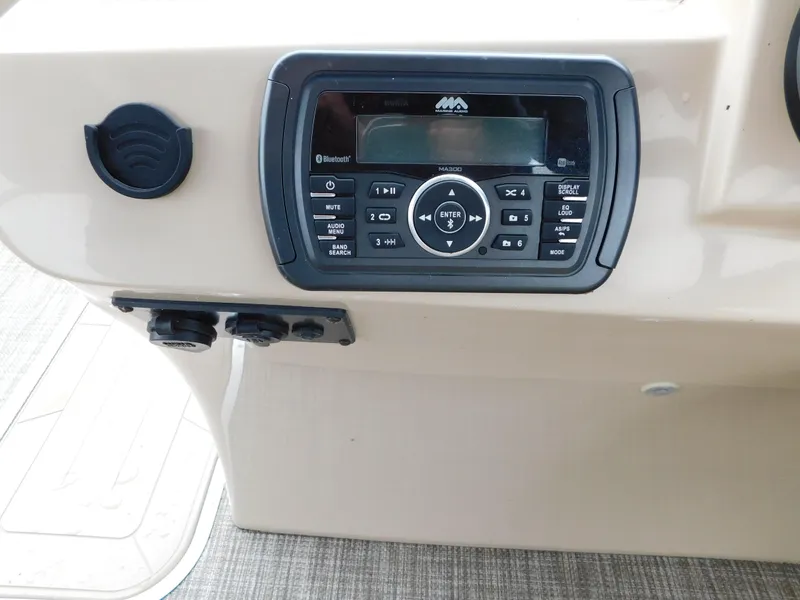 Slide: The Image of 2019 Godfrey SWEETWATER 2186 SB boat stereo system with Bluetooth connectivity. - 12