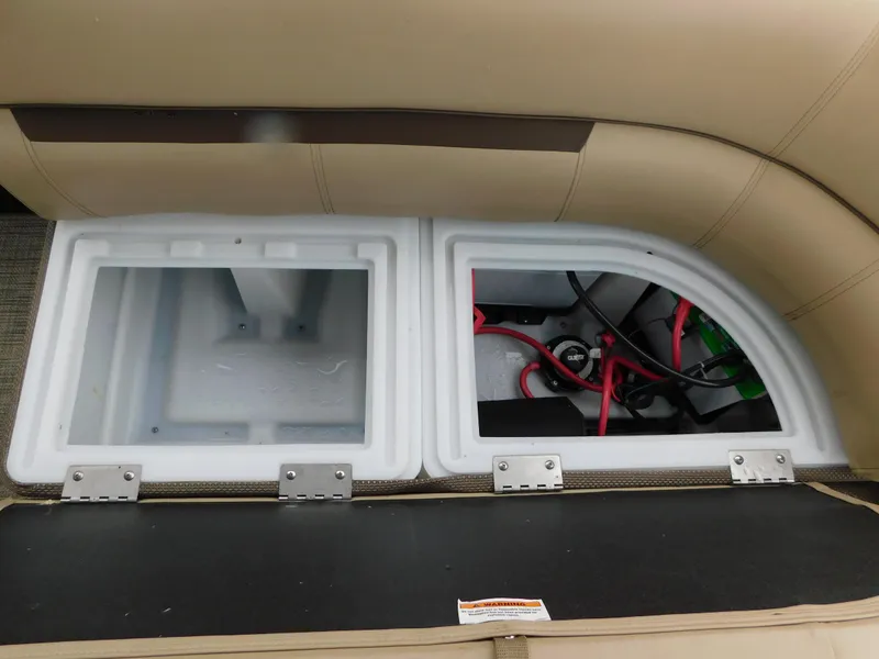Slide: The Image of Open storage compartments on a 2019 Godfrey SWEETWATER 2186 SB boat. - 30