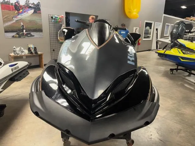 Slide: The Image of 2019 Kawasaki Ultra LX jet ski in showroom, front view. - 3