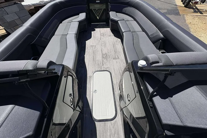 Slide: The Image of Luxurious interior of 2026 Viaggio Diamante UWA boat with spacious seating. - 6