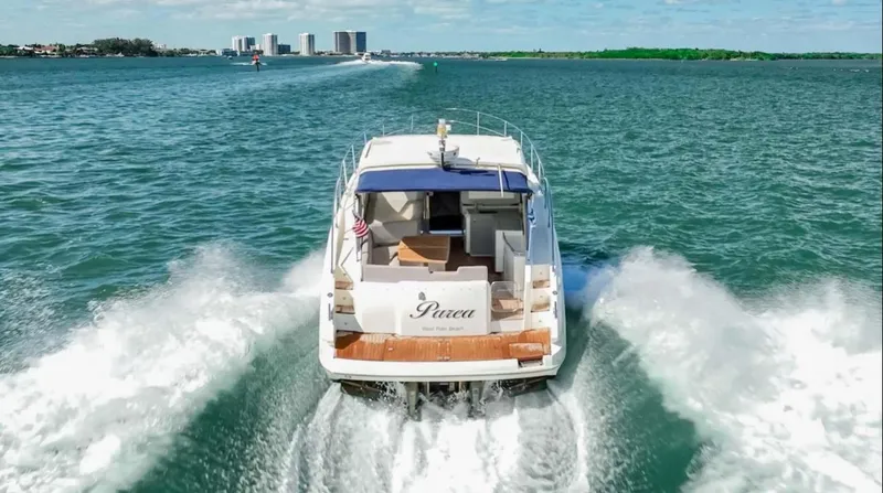 Slide: The Image of Azimut Atlantis 40 yacht cruising on open water, 2011 model. - 3