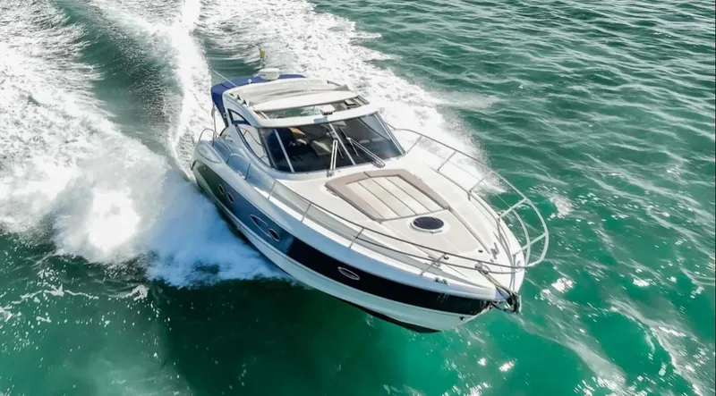 Slide: The Image of Azimut Atlantis 40 yacht cruising on turquoise waters, 2011 model. - 33