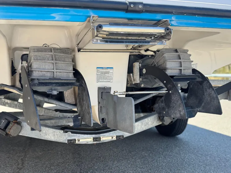 Slide: The Image of 2021 Yamaha Boats SX210 jet propulsion system close-up. - 8