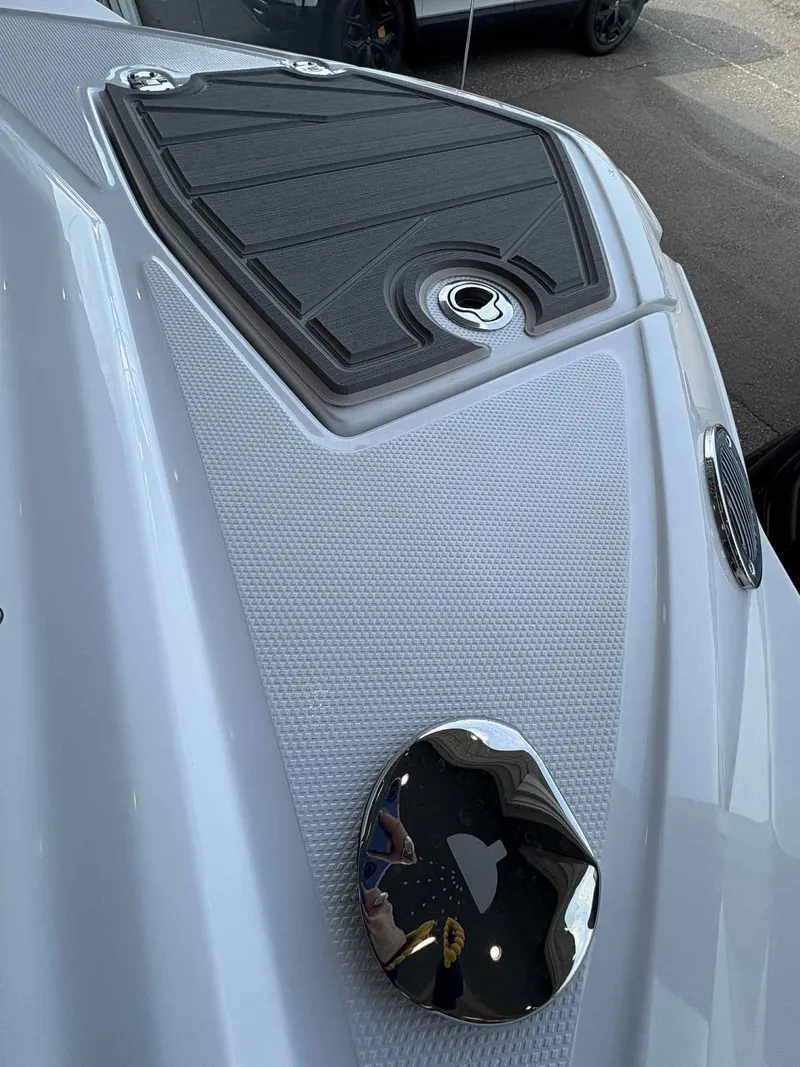 Slide: The Image of 2026 Monterey M65 boat deck with sleek design and textured surface. - 17