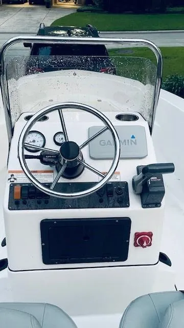 Slide: The Image of 2016 Sportsman Island Reef 17 Center Console with Garmin navigation system. - 5