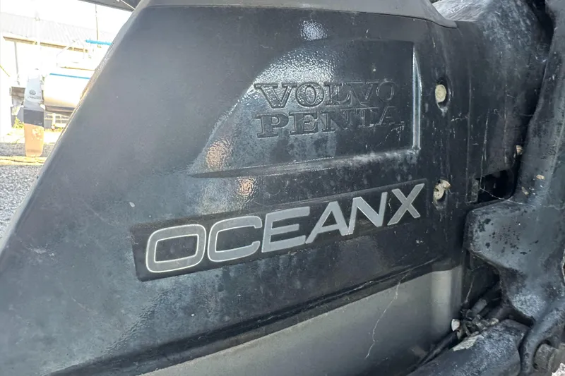 Slide: The Image of Close-up of Volvo Penta OceanX engine on 2007 Chaparral 330 Signature boat. - 24