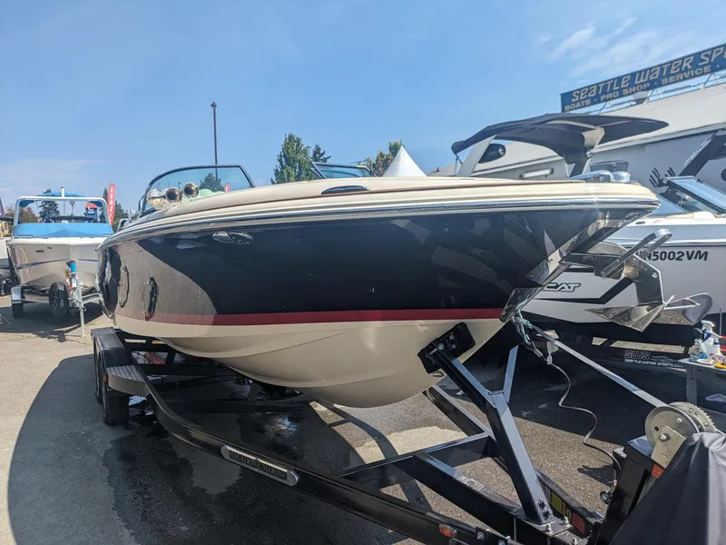 Slide: The Image of 2018 Chris-Craft Launch 27 boat on trailer at Seattle Water Sports. - 4