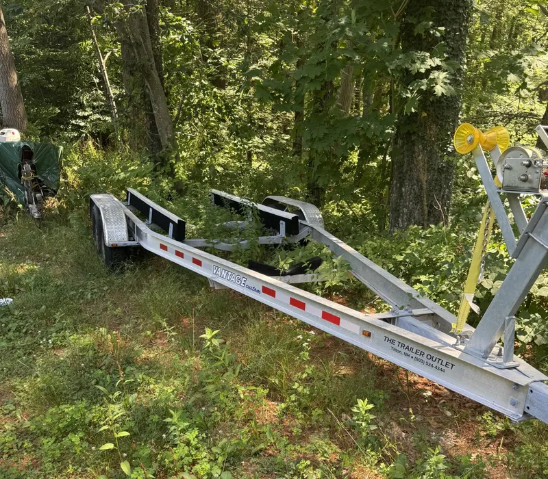 Slide: The Image of Boat trailer in wooded area, Vantage brand, suitable for 2016 Regulator 23 model. - 46