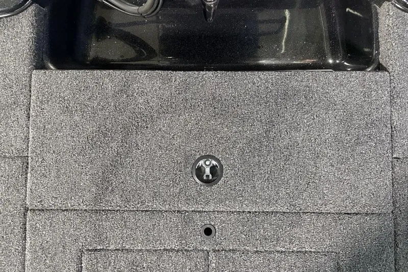 Slide: The Image of Carpeted deck of 2026 Nitro Z17 boat with storage compartment. - 22